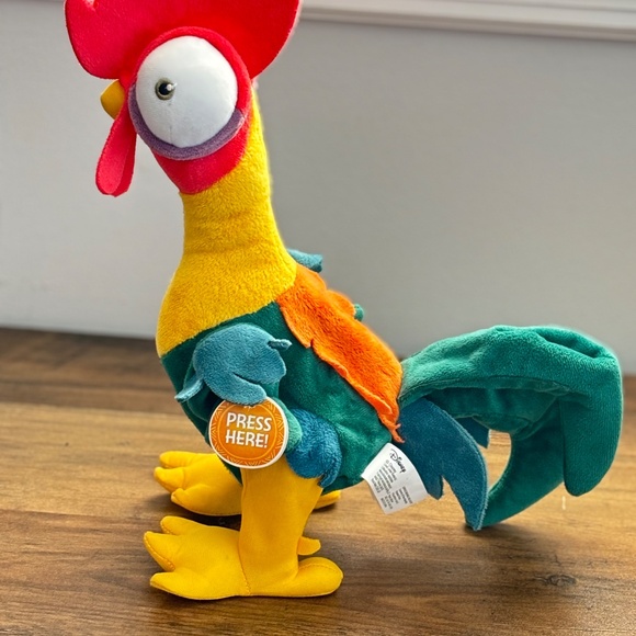 DISNEY Moana HEI HEI Plush Toy Interactive 12" SOUNDS CLUCKING DANCING - WORKS! - Picture 6 of 11